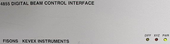 Fisons Kevex Instruments 4855 Digital Beam Control Interface