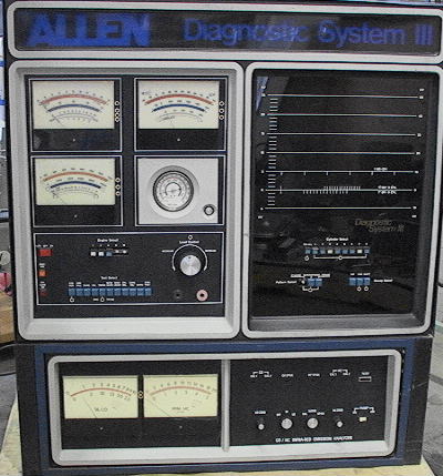 Allen Car Engine Diagnostic System III With model 25-250 and 23-