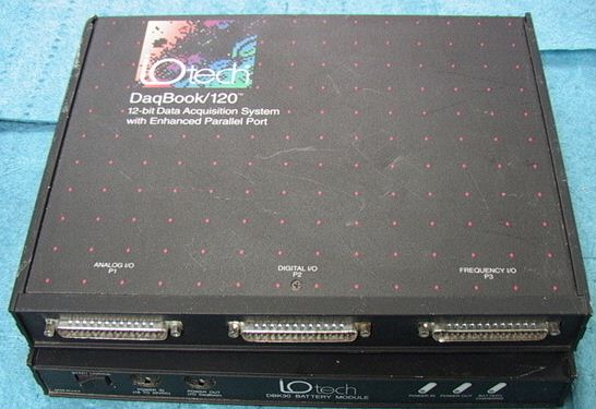 IOtech DaqBook/120 with DBK30 Battery Module