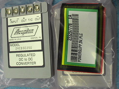 Acopian 24EB5E250 DC to DC 5 volt Power Supply.