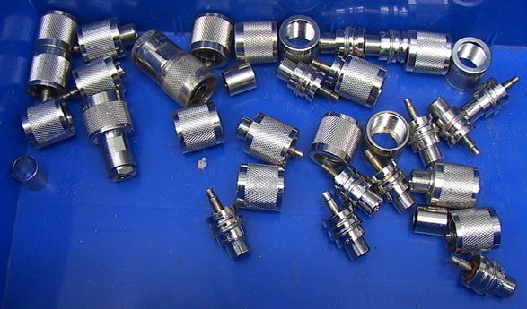 A Dozen Plus Loose Large COAX Connectors New Parts