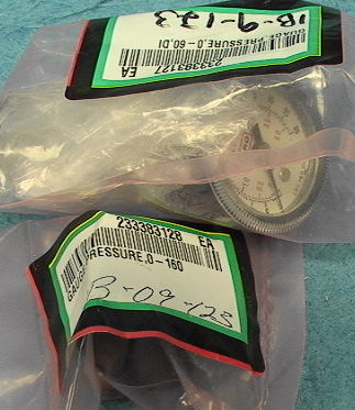 0 To 60 And 0 To 160 Pressure Gauges.