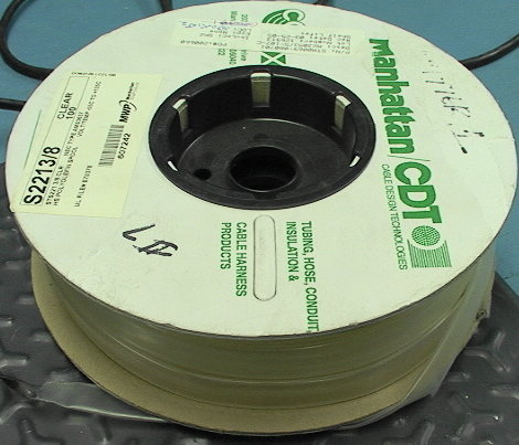 100' Clear Heat Shrink Tubing 3/8" Manhattan S2213/8.