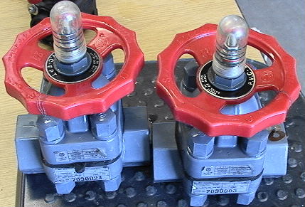 Pair of AVM Diaphgram P.V.C. EPT 25 Valves 1" 150 PSI